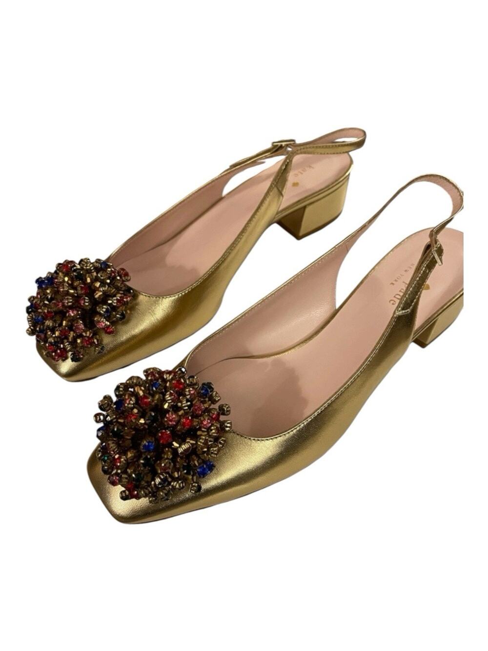 Kate Spade New York Maren square-toe slingback pumps Size 8/12 M